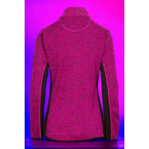 Andre Marc New York fuchsia black slim flit long sleeve full zip jacket Small - Picture 5 of 5
